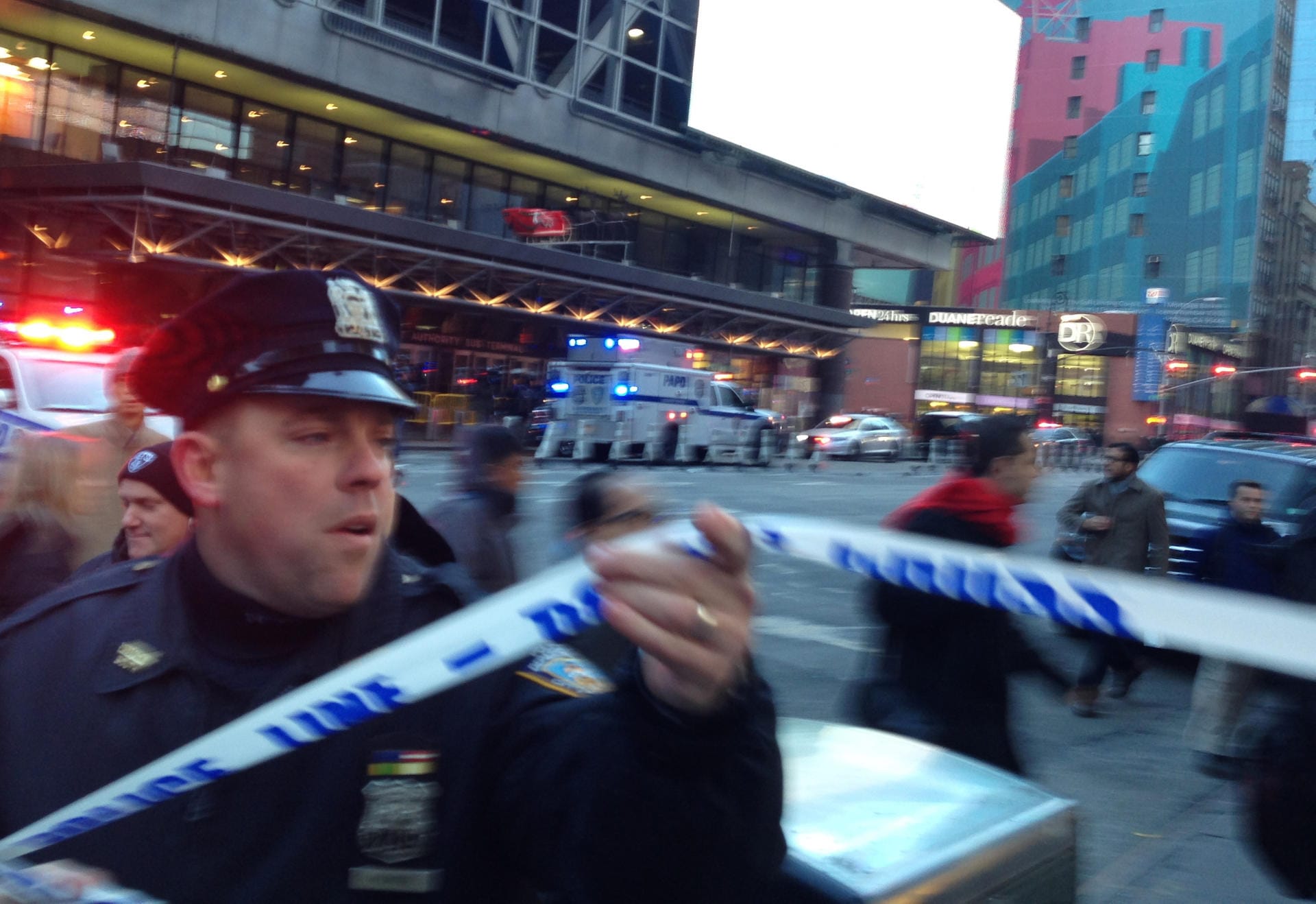 Der mögliche Ort der Explosion befindet sich in der Nähe des New Yorker "Times Square".