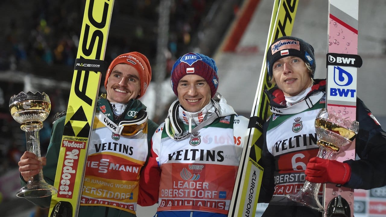 (l-r) Richard Freitag (2. (l-r) Richard Freitag (2.