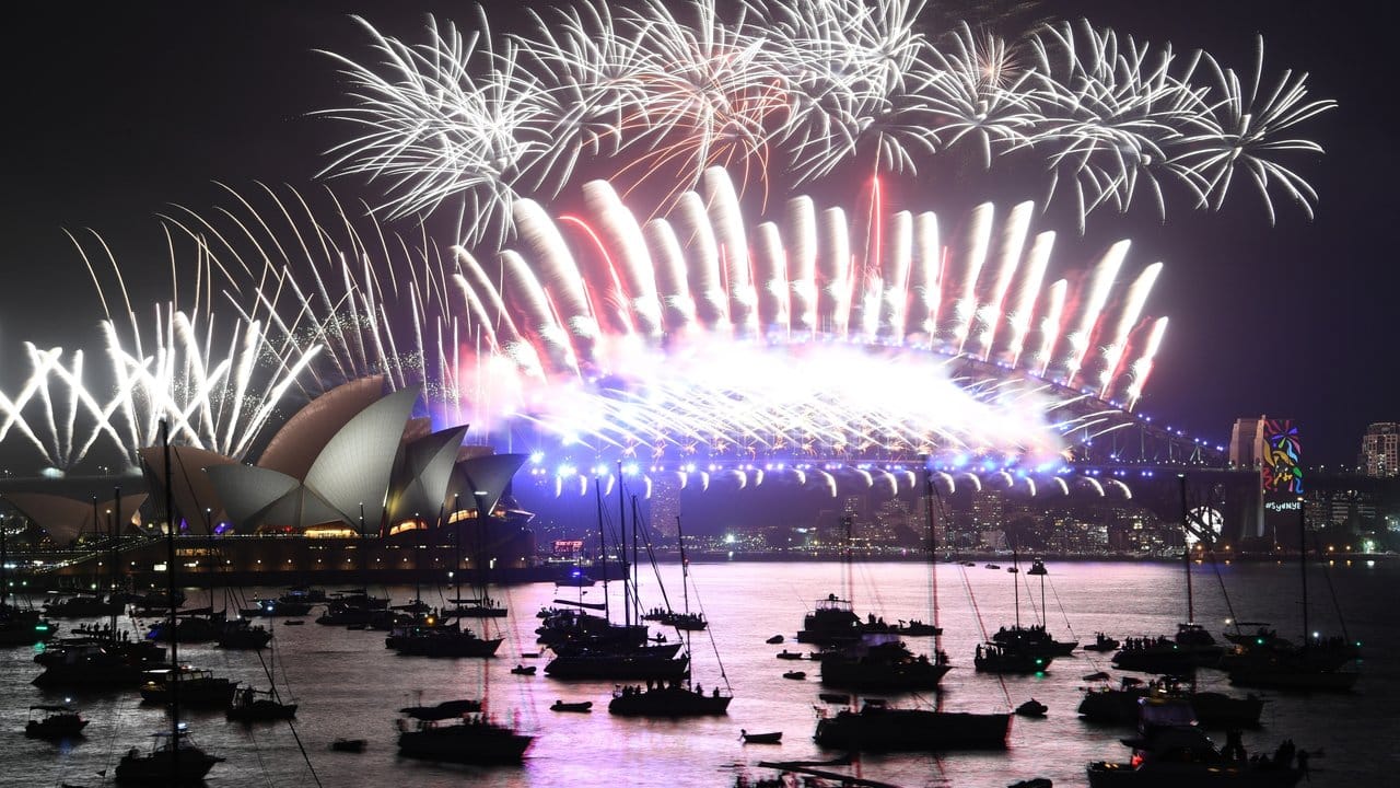 In Sydney bricht das neue Jahr an.