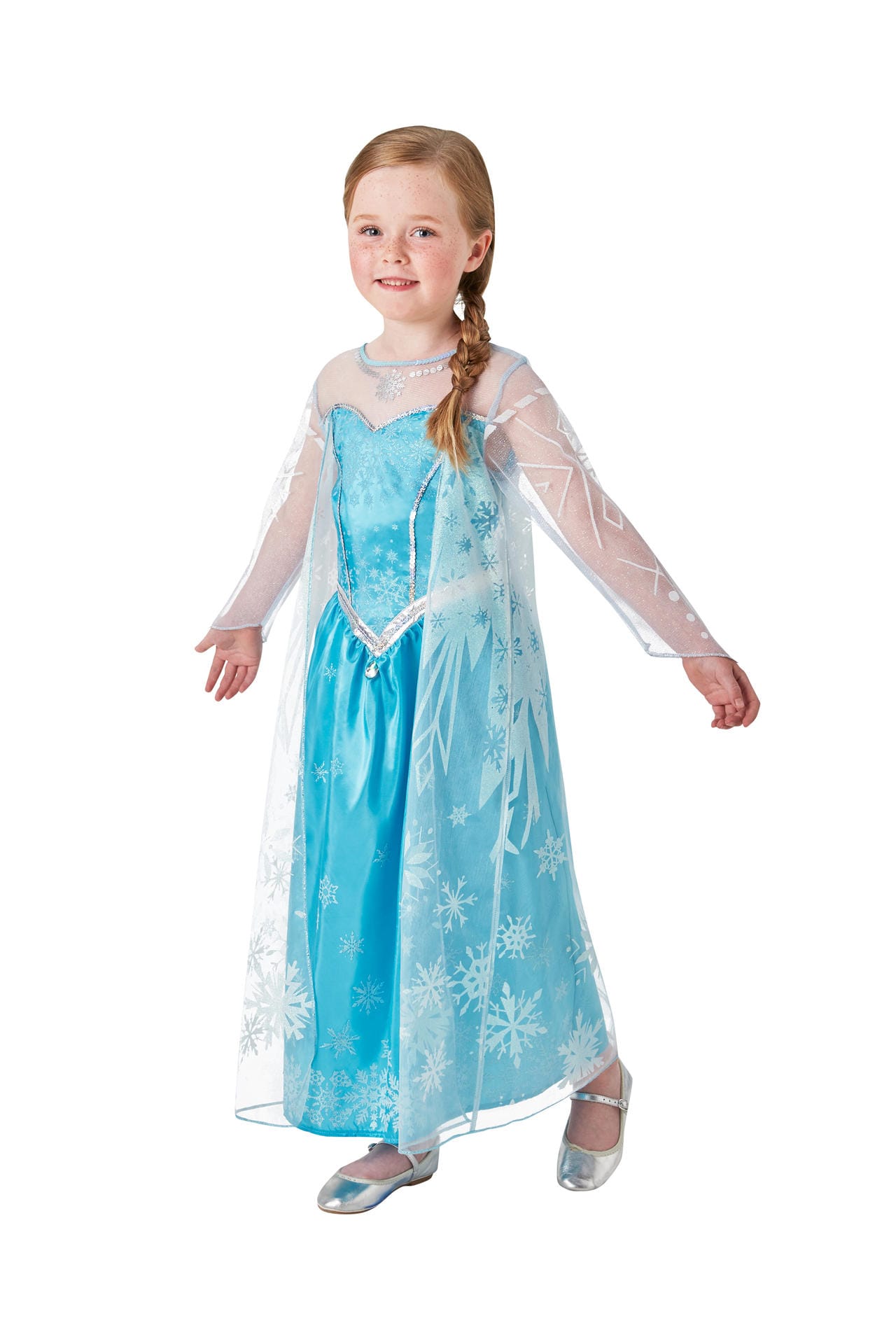 Das perfekte Kostüm für kleine Prinzessinen: Einmal Eiskönigin Elsa sein.