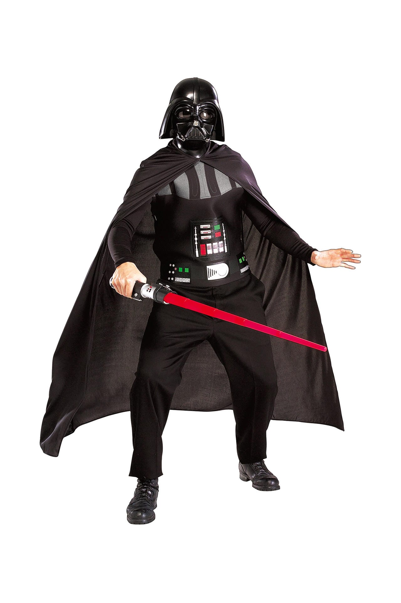 Helden und Anti-Helden aus Filmen sind beliebt – hier schwingt Darth Vader aus Star Wars sein Laserschwert.