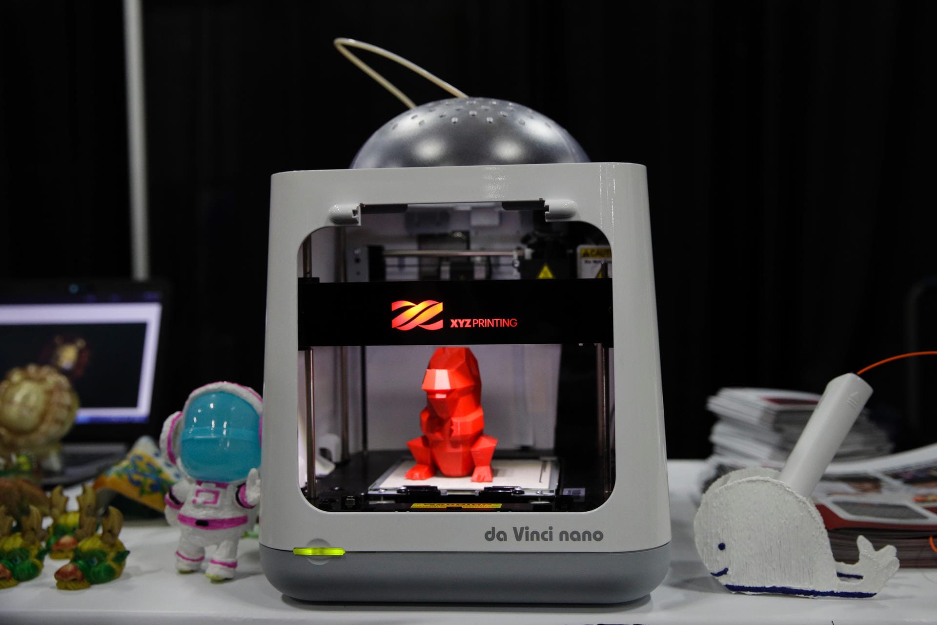 Der tragbare 3D-Drucker "da Vinci Nano" der Firma XYZPrinting sorgt für Sofortdrucke im Taschenformat.