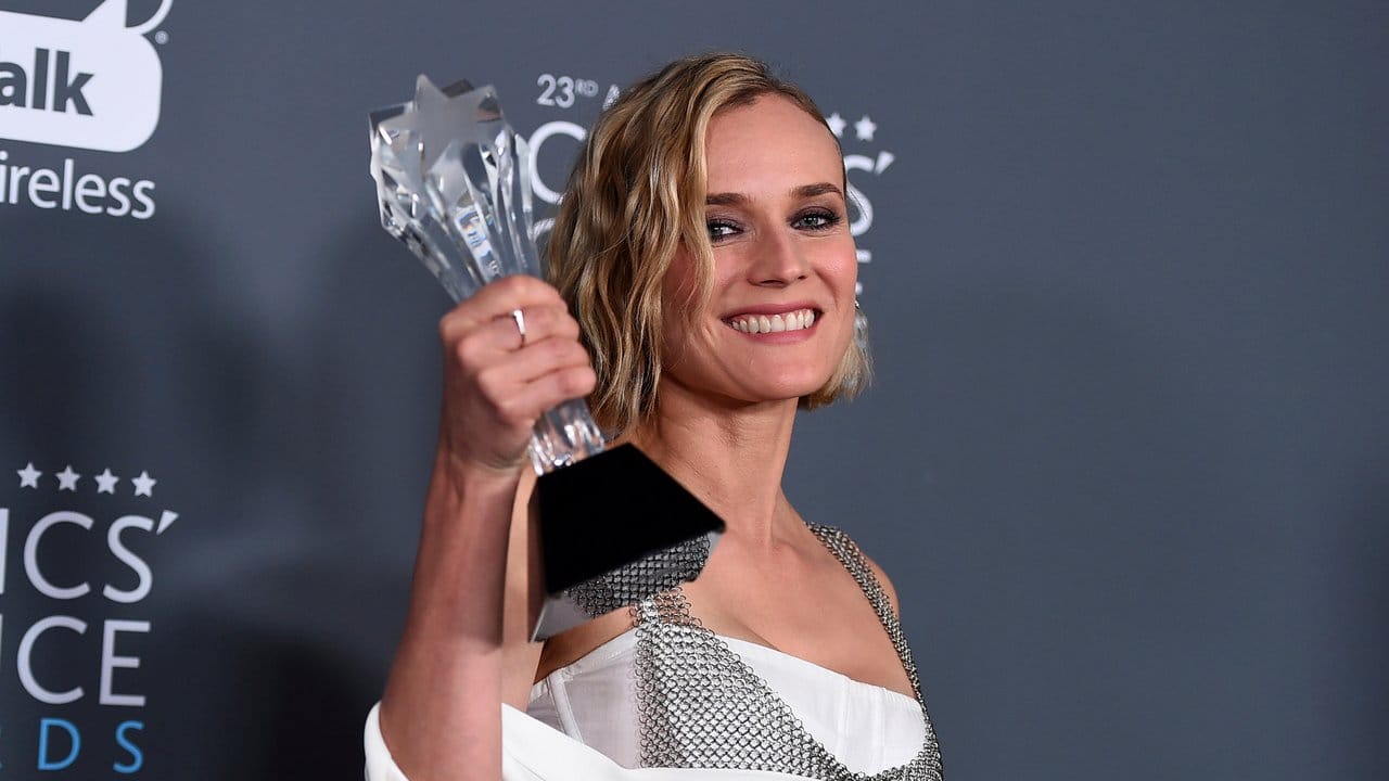 Diane Kruger nahm die Auszeichnung für den besten nicht-englischsprachigen Film entgegen.