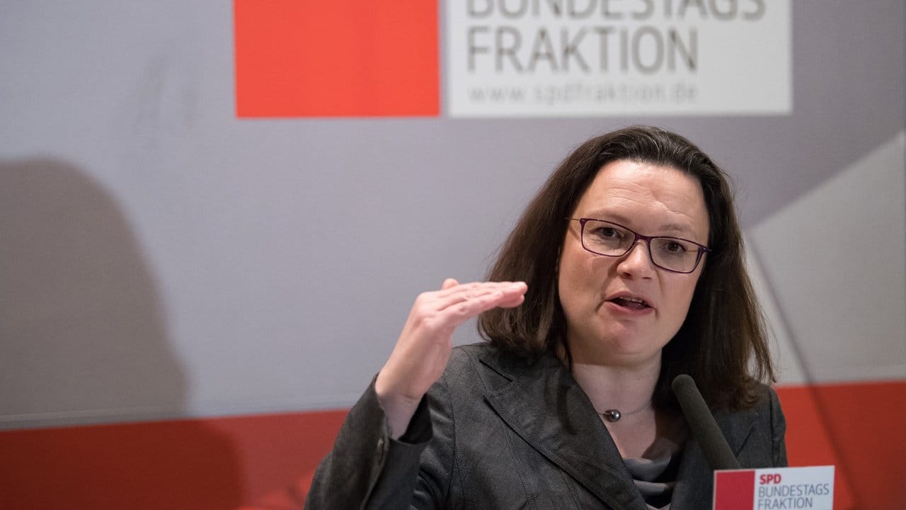 SPD-Fraktionschefin Andrea Nahles hat kein Verständnis für die Kritik aus den eigenen Reihen. SPD-Fraktionschefin Andrea Nahles hat kein Verständnis für die Kritik aus den eigenen Reihen.