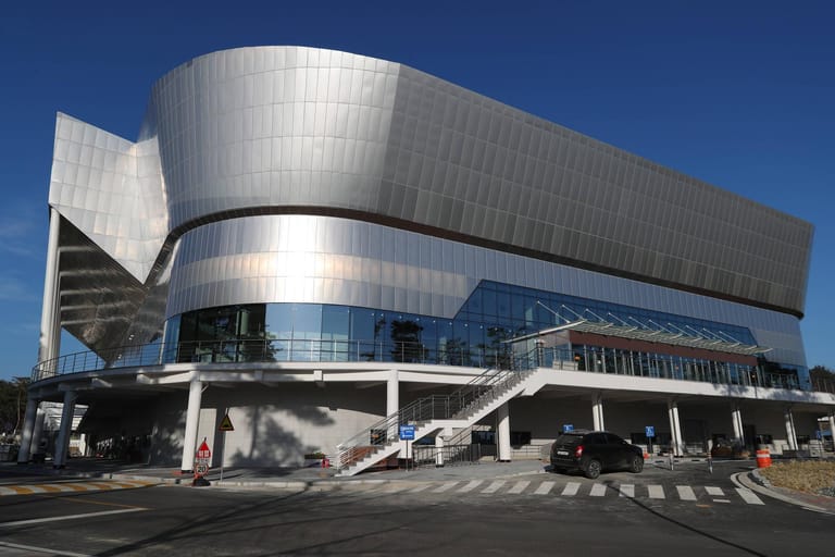 Das Kwandong Hockey Centre: Auch hier finden Eishockeyspiele statt.