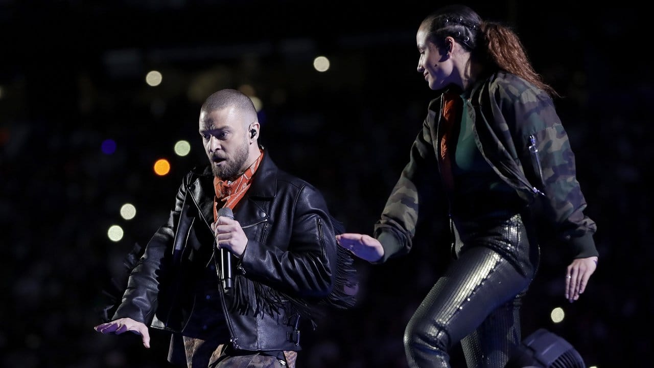 Justin Timberlake (l) gab sich als Naturbursche. Justin Timberlake (l) gab sich als Naturbursche.