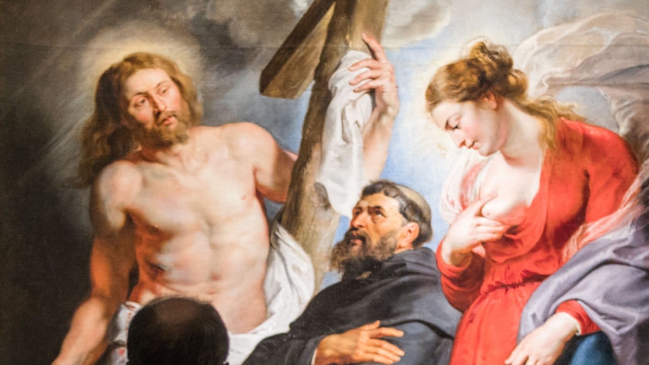 "Augustinus zwischen Christus und Maria " von Peter Paul Rubens. "Augustinus zwischen Christus und Maria " von Peter Paul Rubens.
