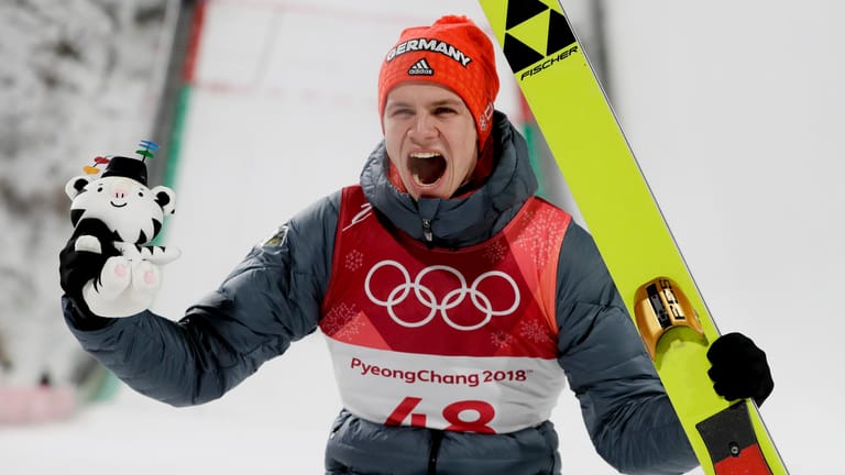 Olympische Spiele 2018 in Pyeongchang: Andreas Wellinger, Gold im Skispringen