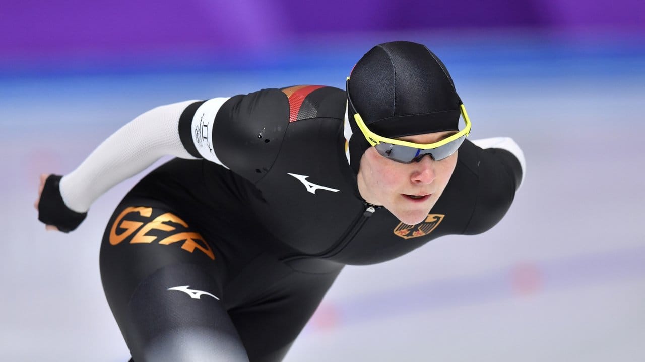 Beste deutsche Eisschnellläuferin über 1500 in Pyeongchang: Gabriele Hirschbichler.