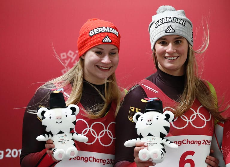 Olympia 2018 Rodeln: Natalie Geisenberger und Dajana Eitberger