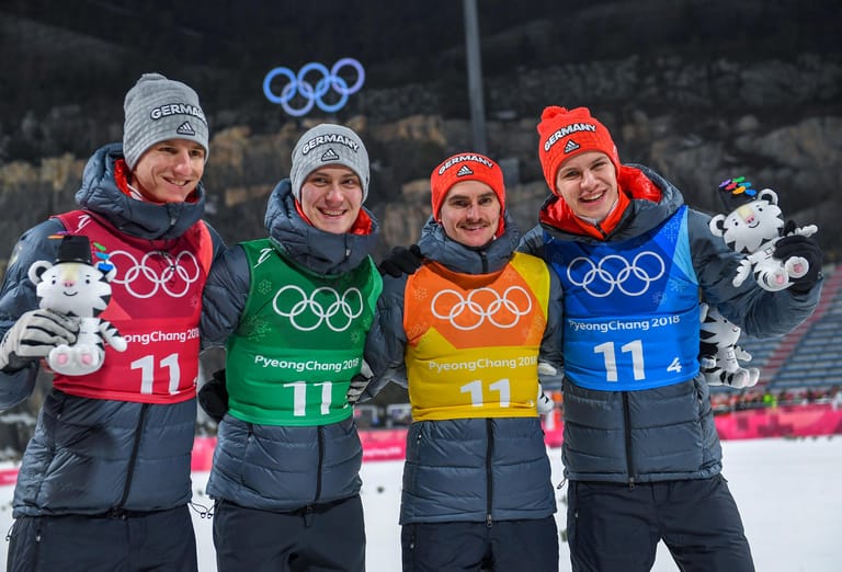 Olympia 2018 - Teamsilber im Skispringen