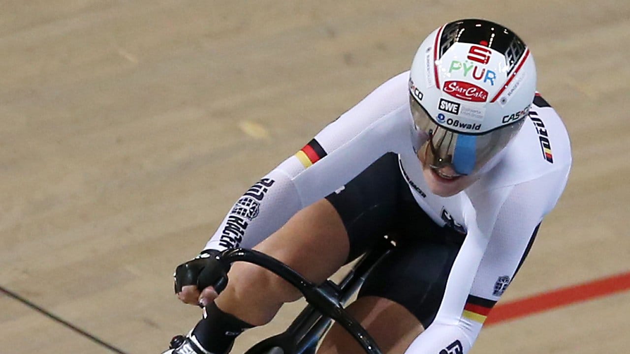 Fuhr im Keirin-Finale bei der Bahnrad-WM in Apeldoorn auf Platz sechs: Kristina Vogel. Fuhr im Keirin-Finale bei der Bahnrad-WM in Apeldoorn auf Platz sechs: Kristina Vogel.
