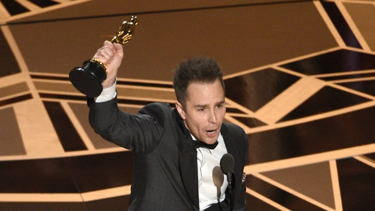 Der Favorit hat gewonnen: Sam Rockwell wurde als bester Nebendarsteller ausgezeichnet.