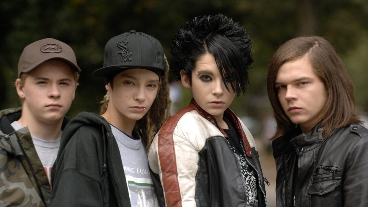 Gustav (l-r), Tom, Bill und Georg von der Gruppe Tokio Hotel 2005.