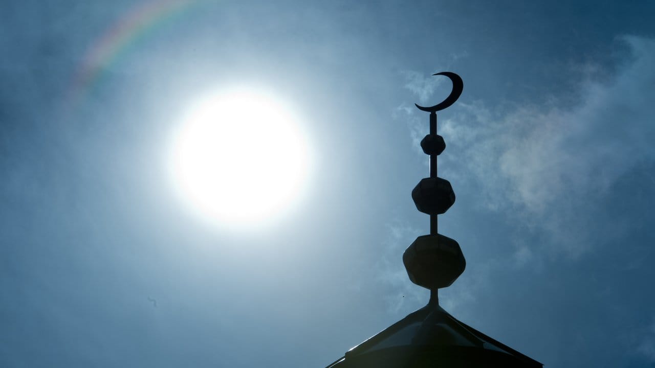 Die Abubakr Moschee in Frankfurt am Main.