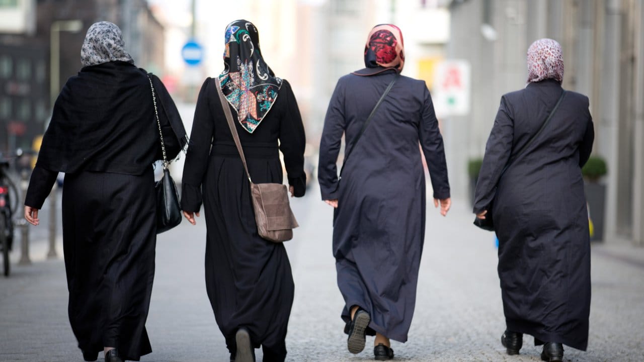 Muslimische Frauen in Berlin-Kreuzberg.