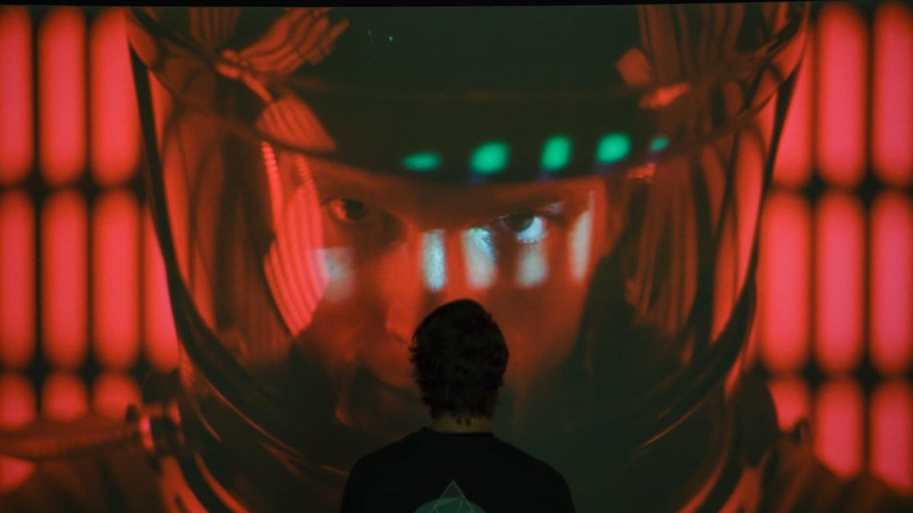 Eine Filmsequenz in der Ausstellung "Kubricks 2001. Eine Filmsequenz in der Ausstellung "Kubricks 2001.