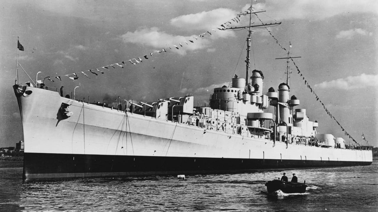 Die "USS Juneau" kurz nach ihrer Fertigstellung im Frühjahr 1942.
