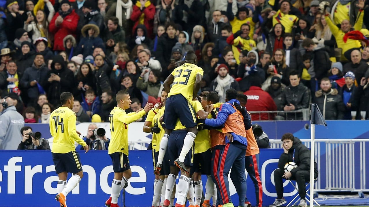 Kolumbien besiegte überraschend die Franzosen mit 3:2.