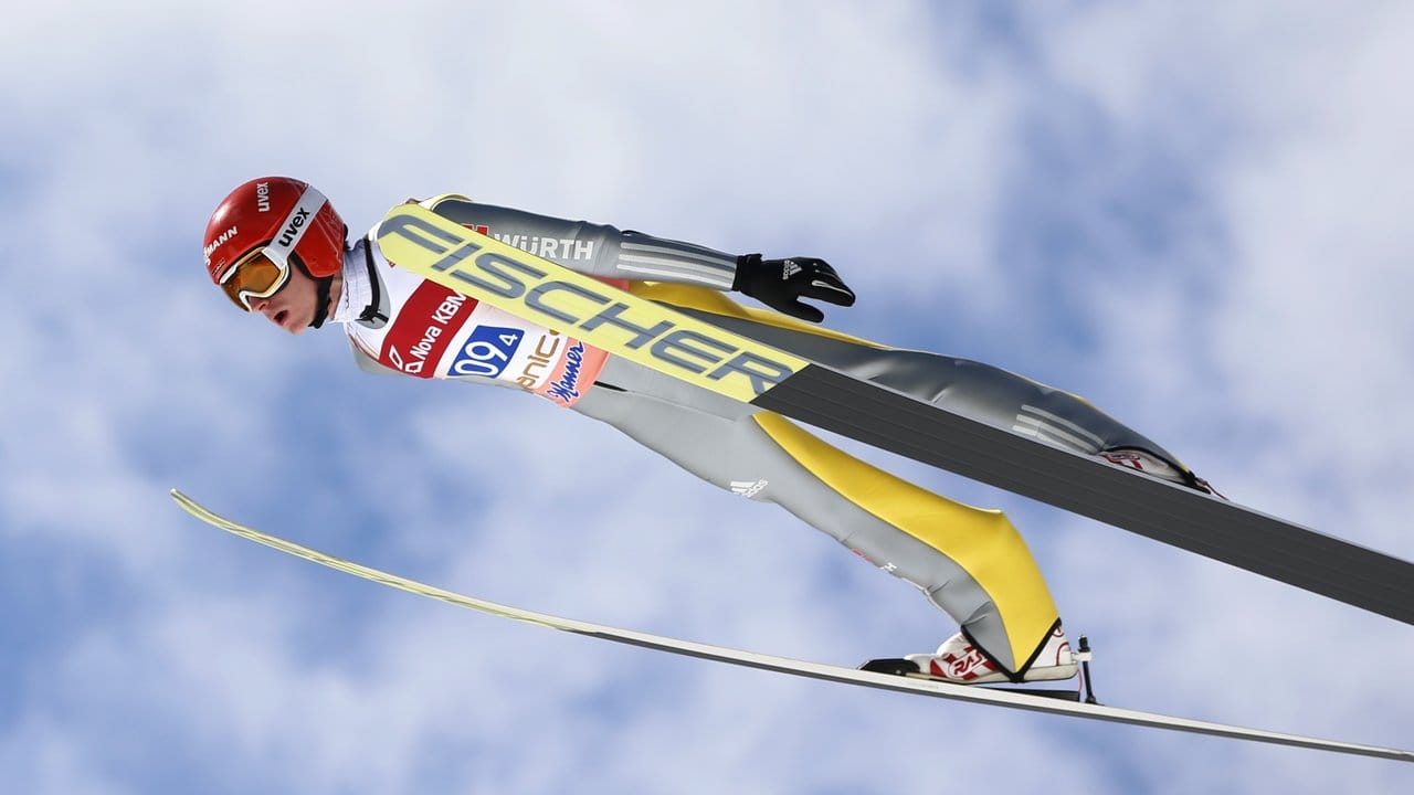 Richard Freitag springt in Planica auf 243 Meter - persönlicher Rekord. Richard Freitag springt in Planica auf 243 Meter - persönlicher Rekord.