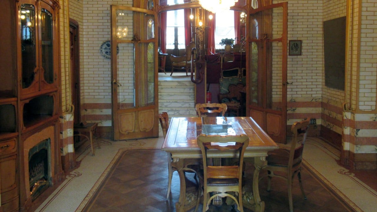 Das Esszimmer des ehemaligen Hauses von Victor Horta.
