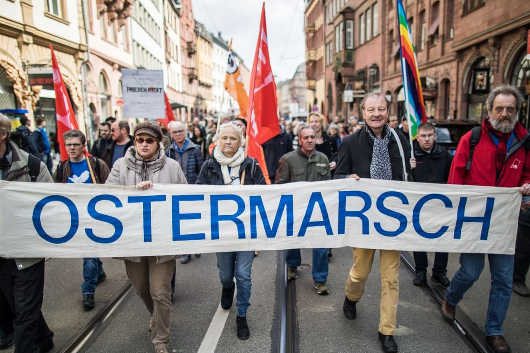 Ostermarsch in Frankfurt am Main.