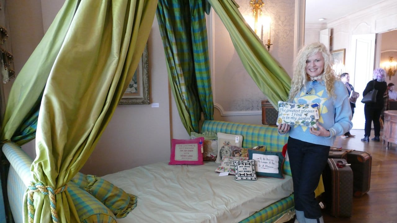Das Himmelbett von Zsa Zsa Gabor. Das Himmelbett von Zsa Zsa Gabor.
