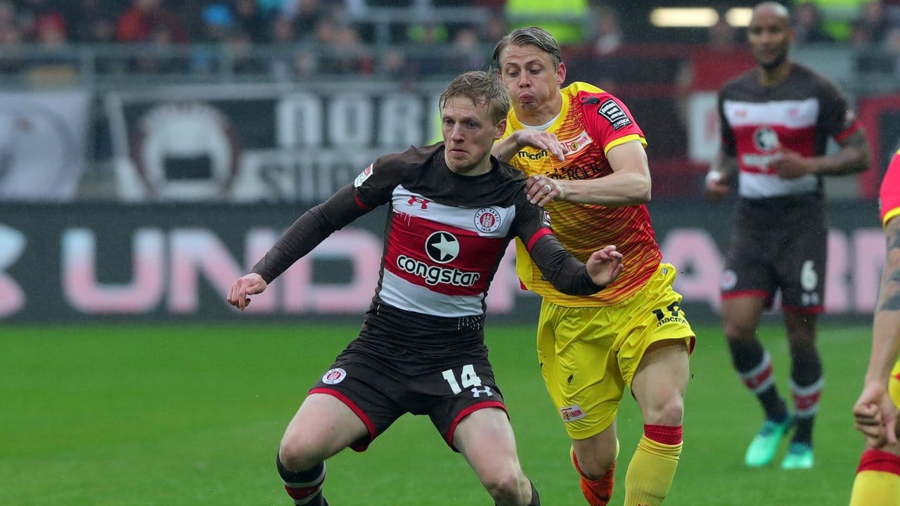 Mats Möller Daehli (l) vom FC St. Mats Möller Daehli (l) vom FC St.