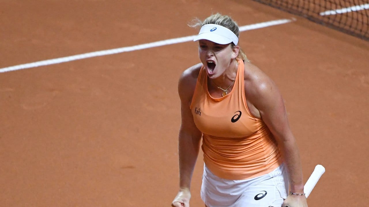 Coco Vandeweghe hat das Finale in Stuttgart erreicht. Coco Vandeweghe hat das Finale in Stuttgart erreicht.