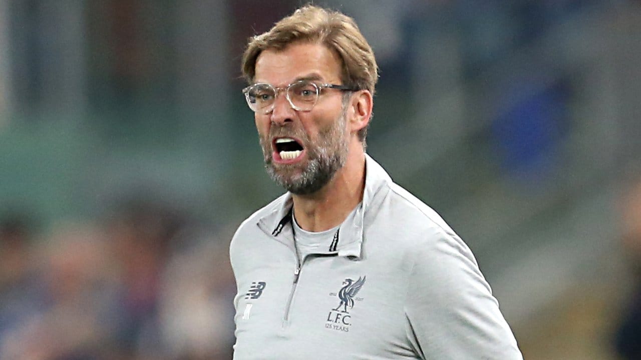 Liverpools Trainer Jürgen Klopp ist alles andere als entspannt, als sich die Roma anschickt tatsächlich aufzuholen.