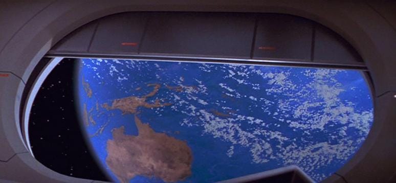 Auch im Film "Star Trek: First Contact" wurde Neuseeland in einer Szene vergessen. Auch im Film "Star Trek: First Contact" wurde Neuseeland in einer Szene vergessen.