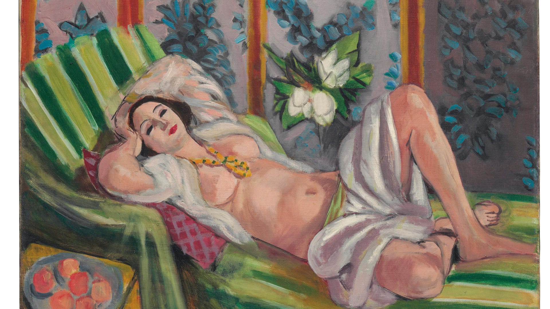 Das auf das Jahr 1928 datierte Kunstwerk gilt als schönste Odalisken-Darstellung des französischen Malers Matisse. Es soll rund 70 Millionen Euro (58 Millionen Euro) wert sein.