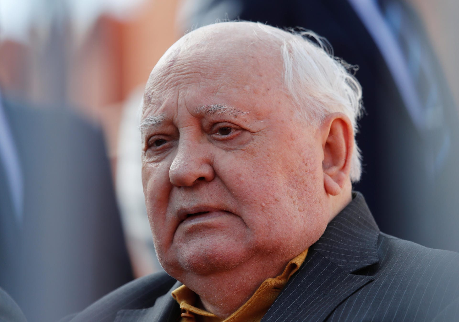 Michail Gorbatschow, der letzte Staatspräsident der Sowjetunion, kam ebenfalls zu den Feierlichkeiten.