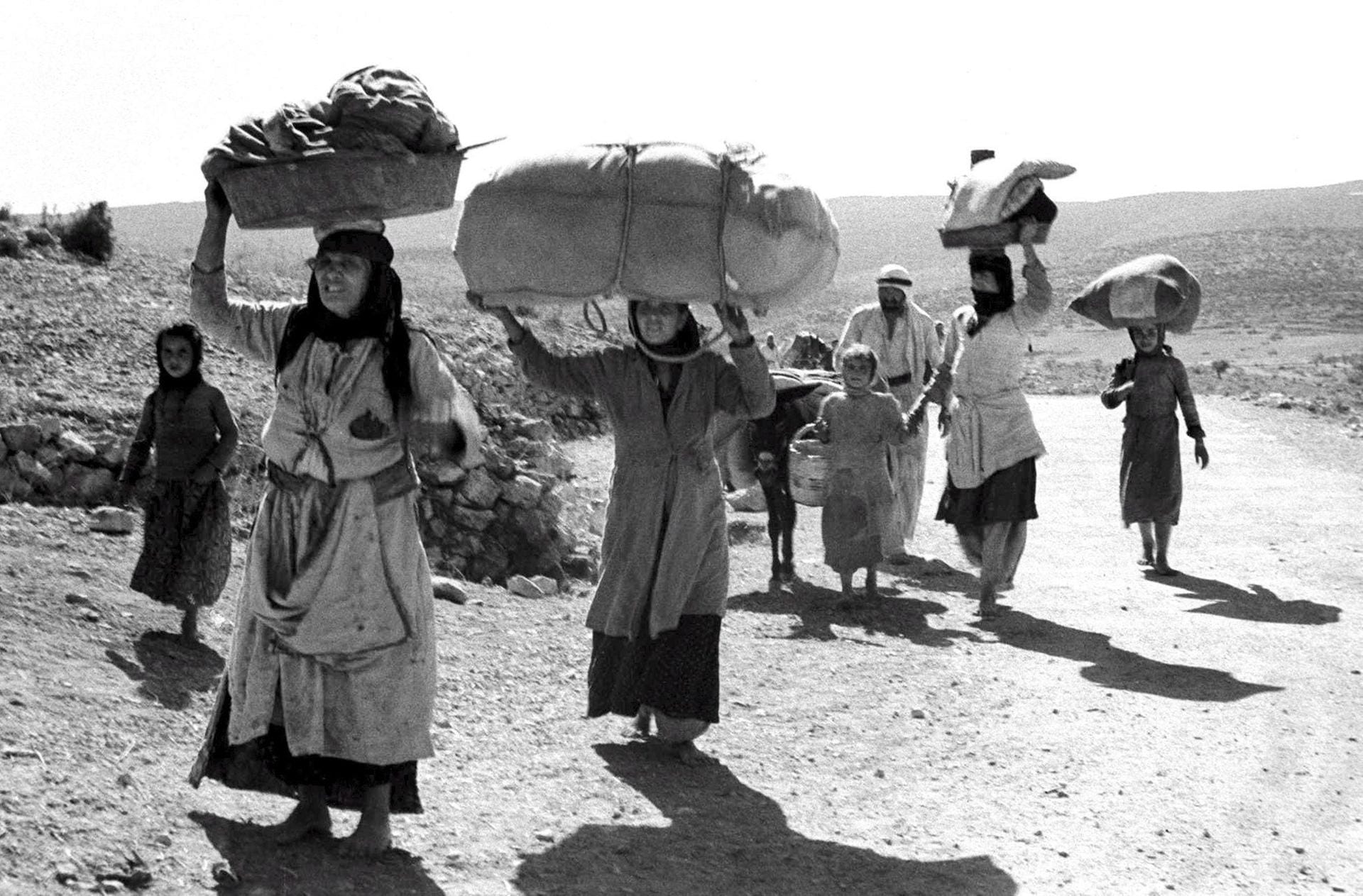 Die Gründung Israels erwies sich für die palästinensische Bevölkerung als Katastrophe: Sie wurde zu Hunderttausenden vertrieben.