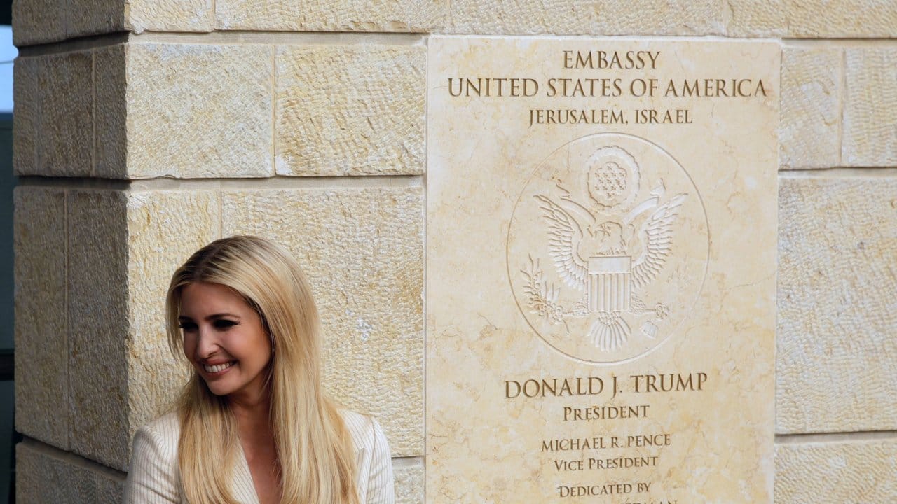 Ivanka Trump, Tochter des US-Präsidenten, während der Eröffnung der neuen US-Botschaft in Jerusalem.