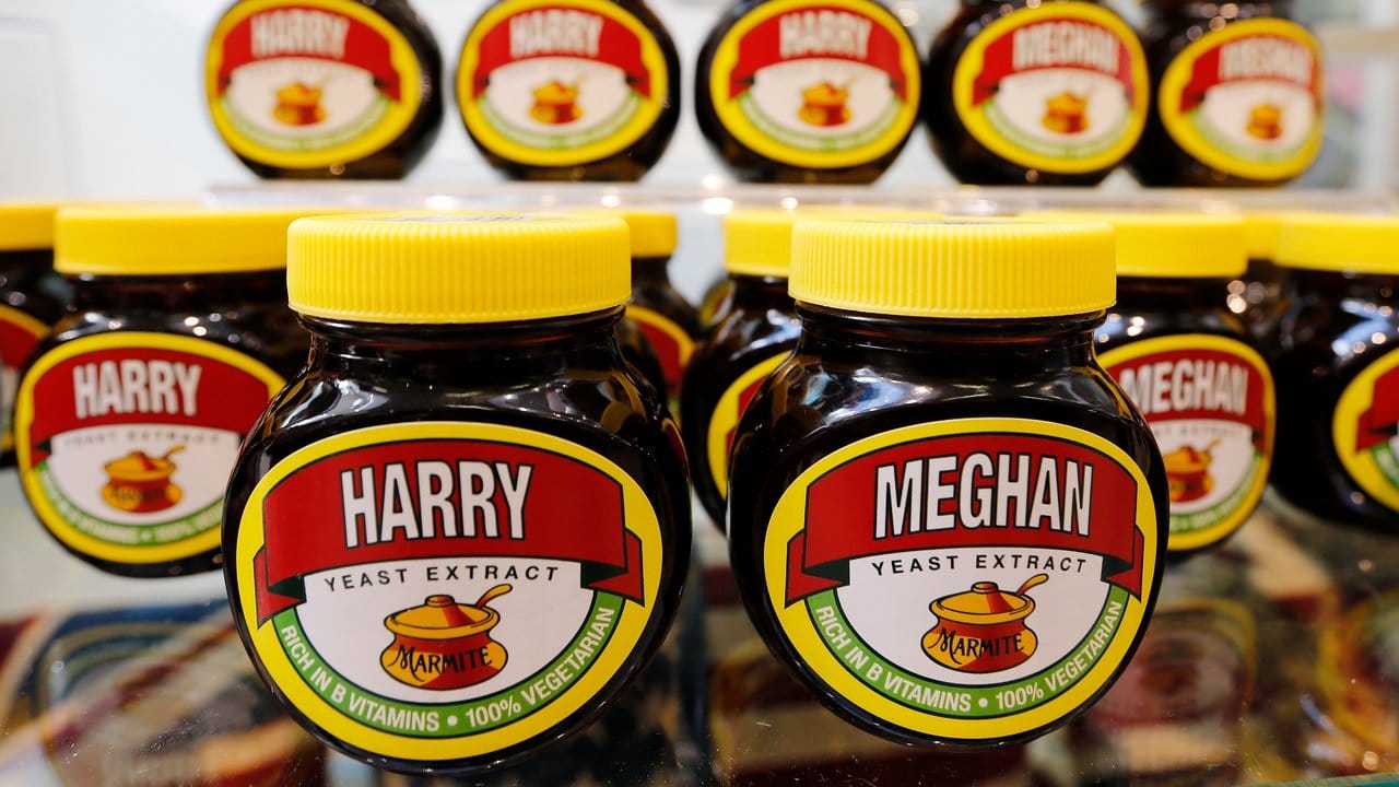 Jetzt in der Harry- und Meghan-Variante: Marmite, ein gewöhnungsbedürftiger Brotaufstrich.