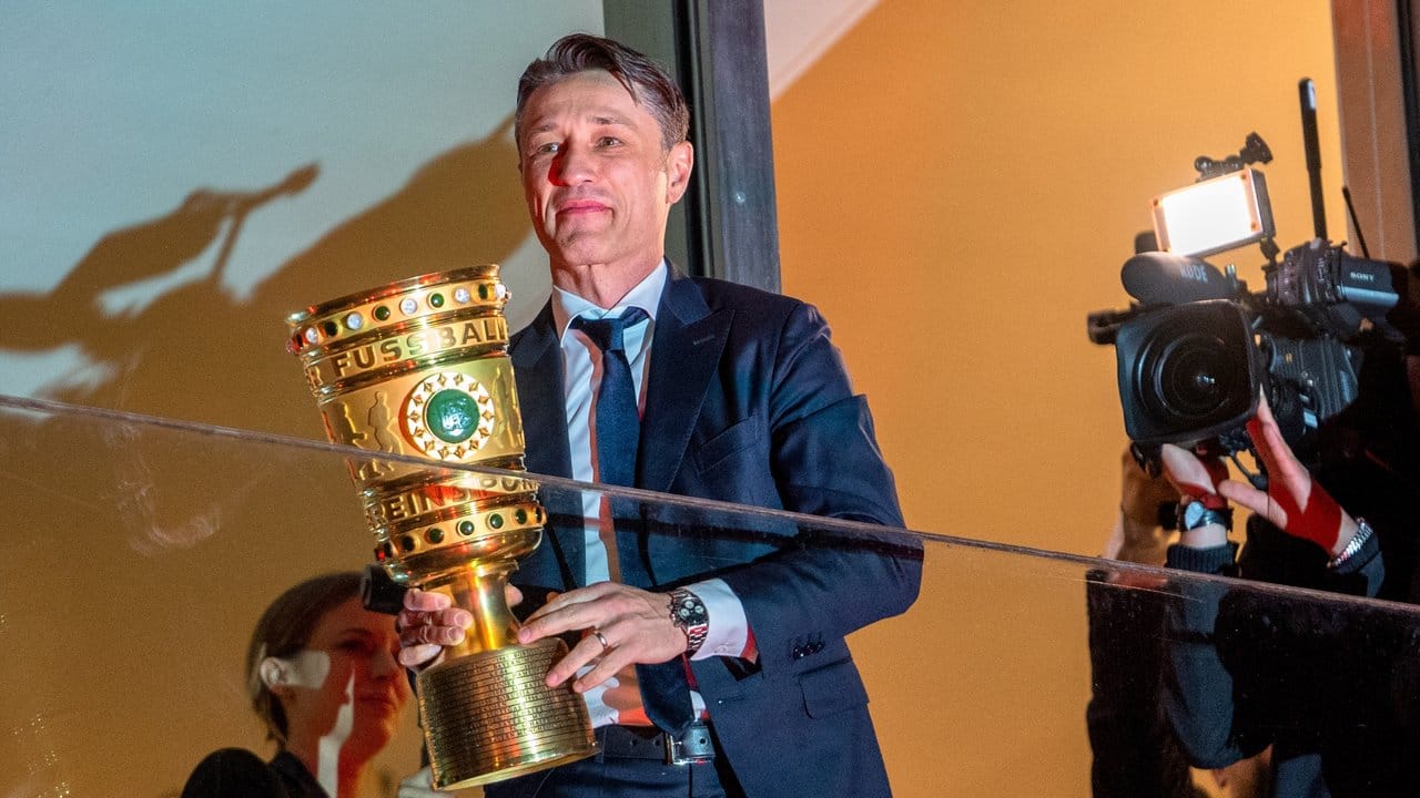 In seinem letzten Spiel als Eintracht-Trainer gewann Niko Kovac den DFB-Pokal.