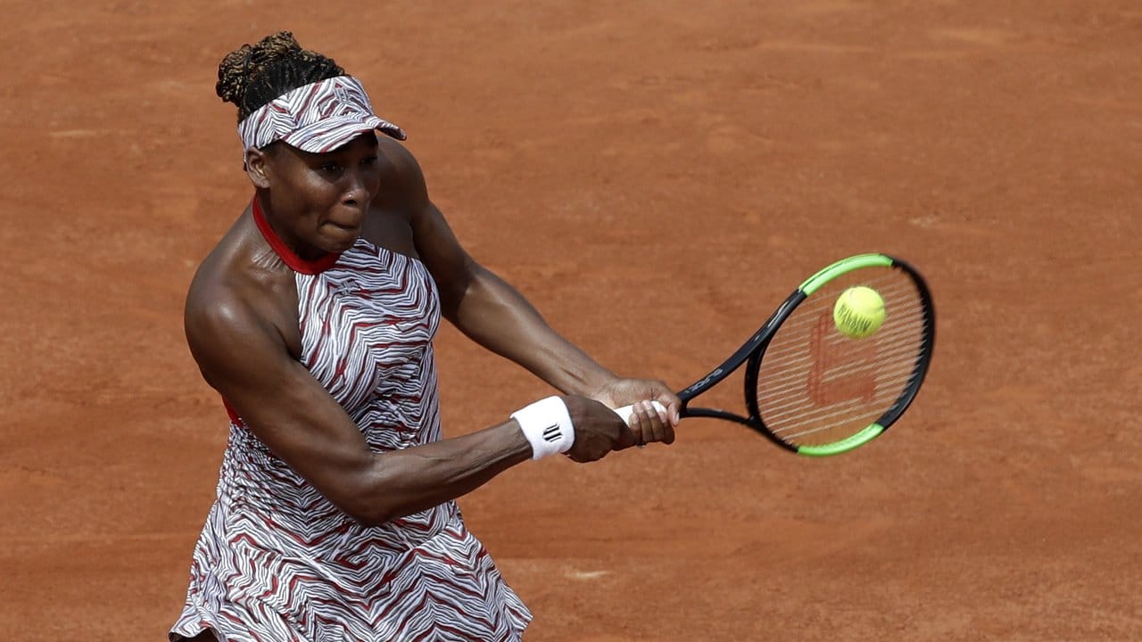 Venus Williams hat die Auftaktrunde in Paris nicht überstanden.