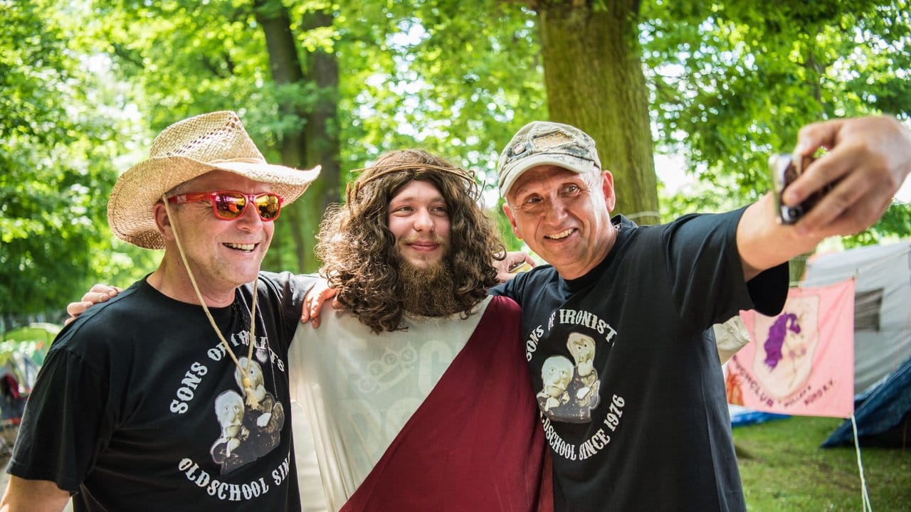 "Himmlischer" Beistand bei Rock im Park. "Himmlischer" Beistand bei Rock im Park.