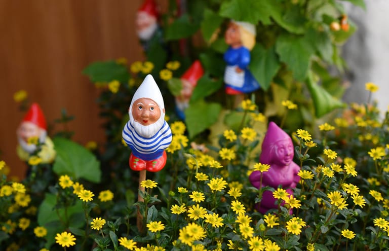 So kitschig und cool sind Gartenzwerge