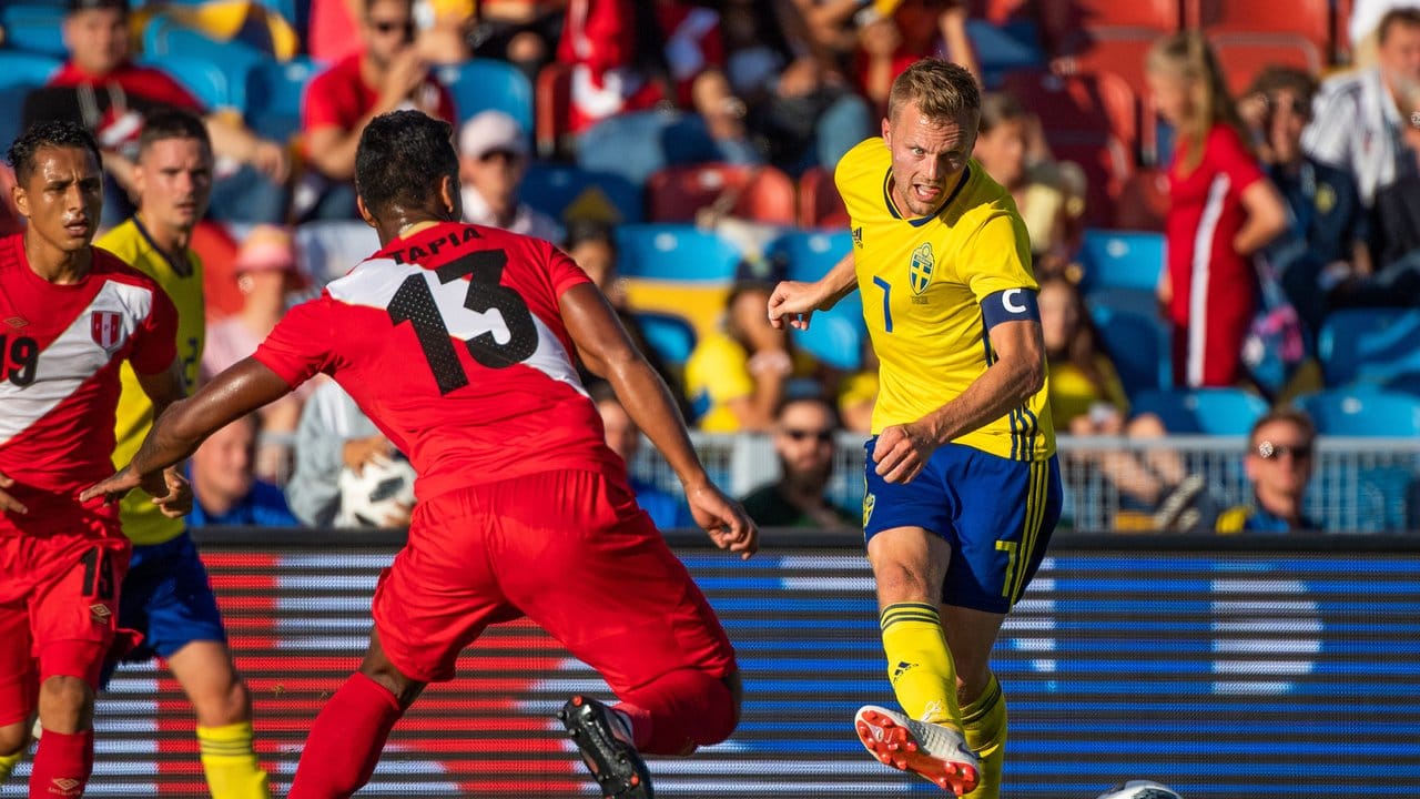 Keine Tore im Duell Schweden gegen Peru.