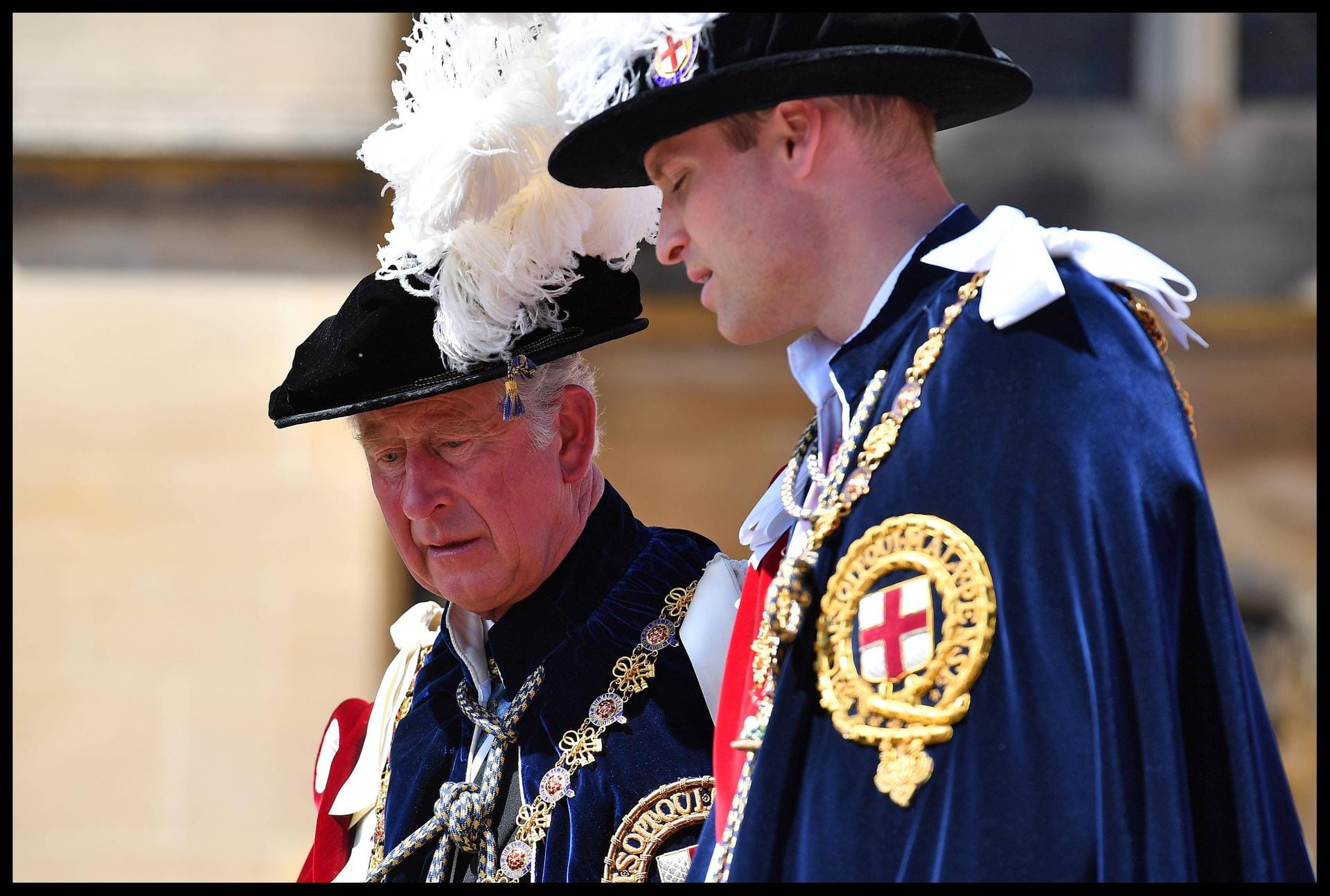 Gespräche unter Männern: Was sich Prinz Charles und sein Sohn William wohl zu sagen haben?
