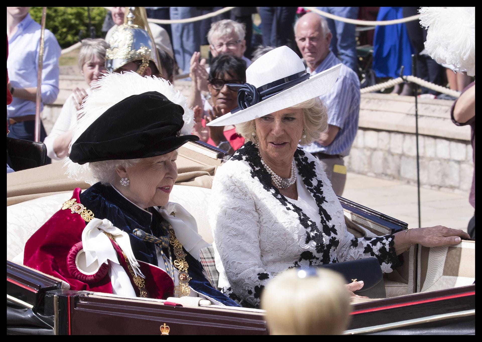 Zwei Damen unter sich: Die Queen mit ihrer Schwiegertochter, Herzogin Camilla von Cornwall.