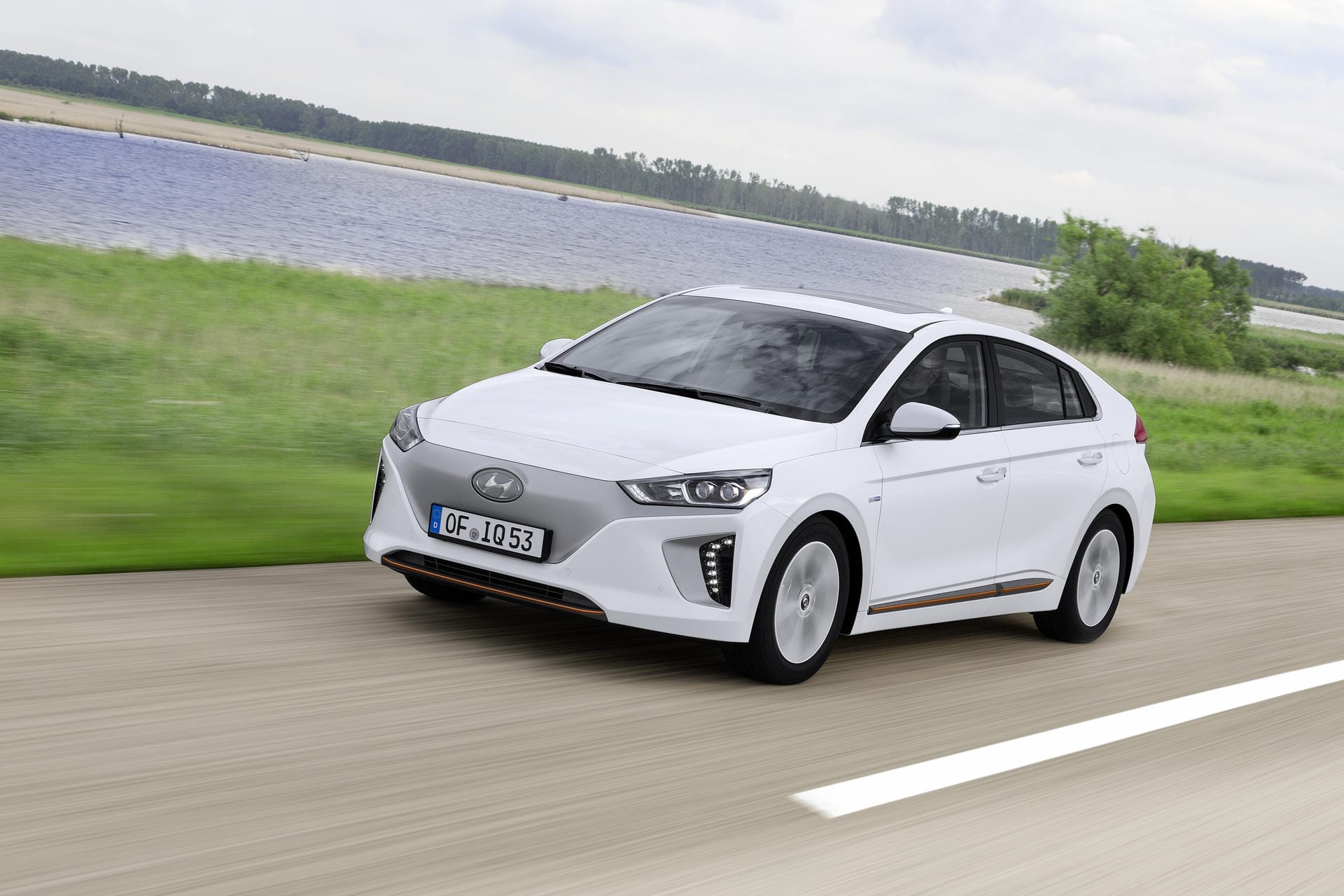 Platz 1 der Elektroautos: Hyundai Ioniq Elektro (58,61 Prozent).