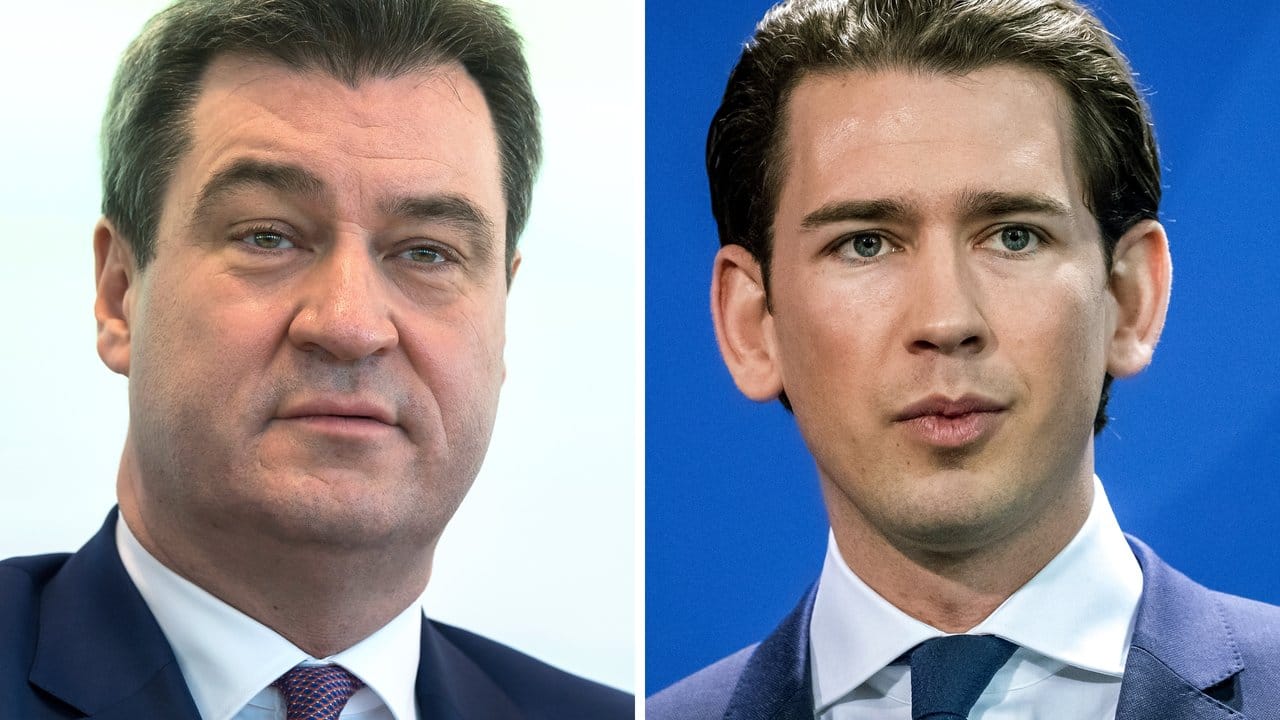 Wie Österreichs Kanzler Sebastian Kurz (r. Wie Österreichs Kanzler Sebastian Kurz (r.