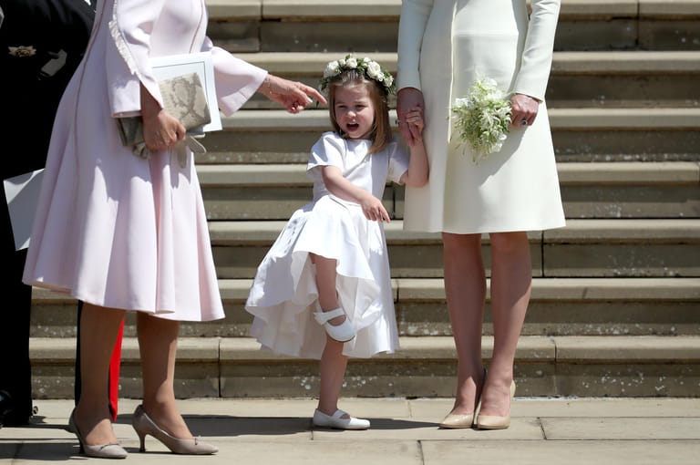 Prinzessin Charlotte: Die kleine Royal macht ganz gerne mal Quatsch.