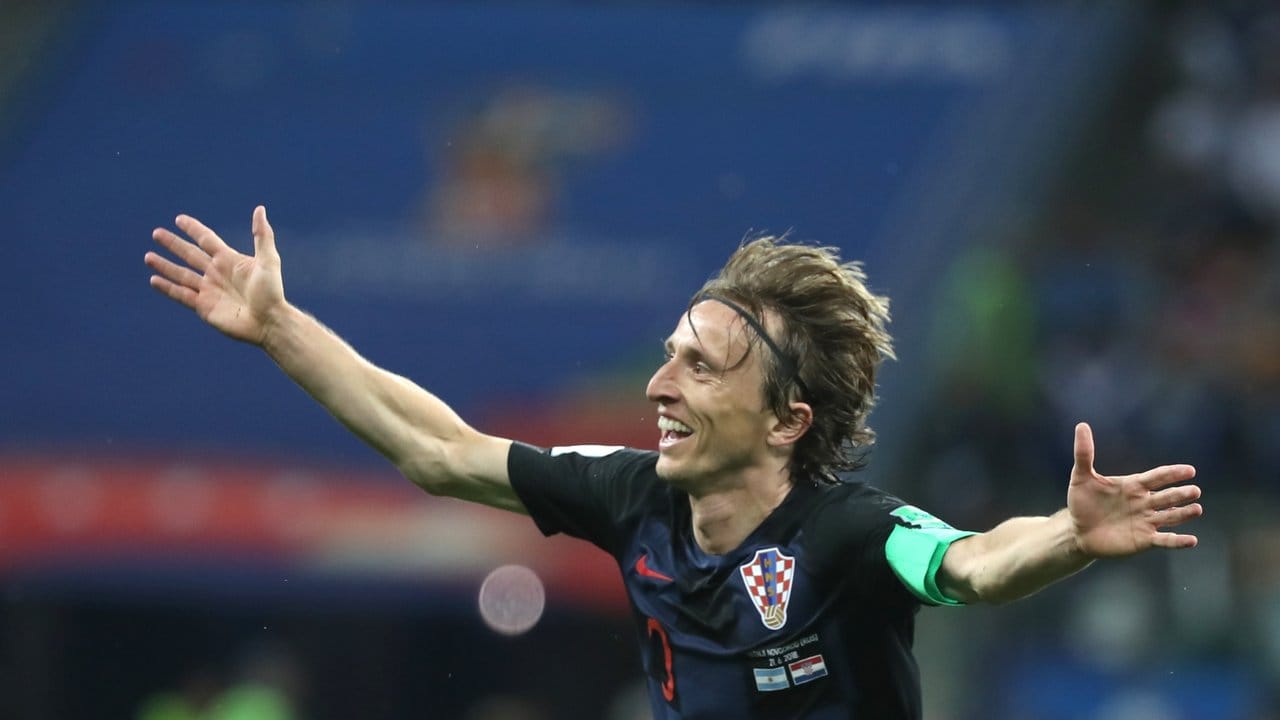 Hat sich selbst für seinen Einsatz gegen Argentinien mit einem Tor belohnt: Luka Modric.