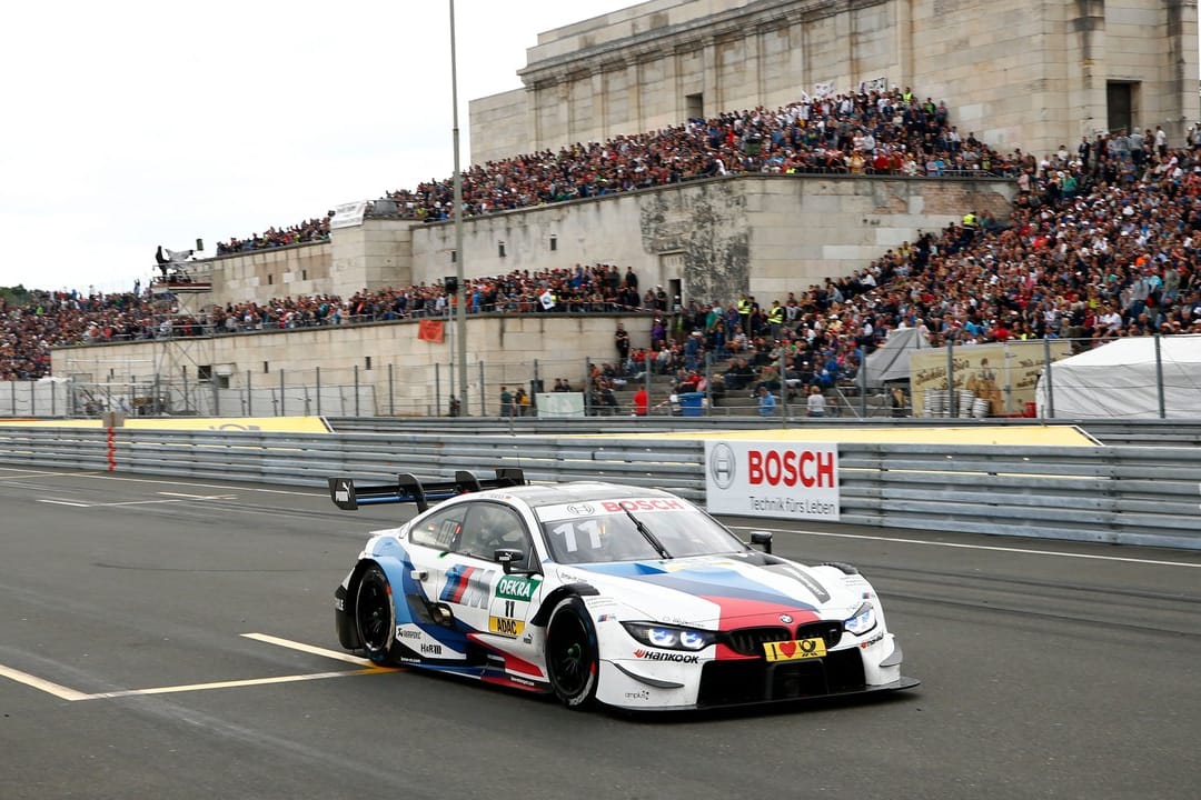 Marco Wittmann fährt auf dem Norisring auf der Zielgeraden dem Sieg entgegen.