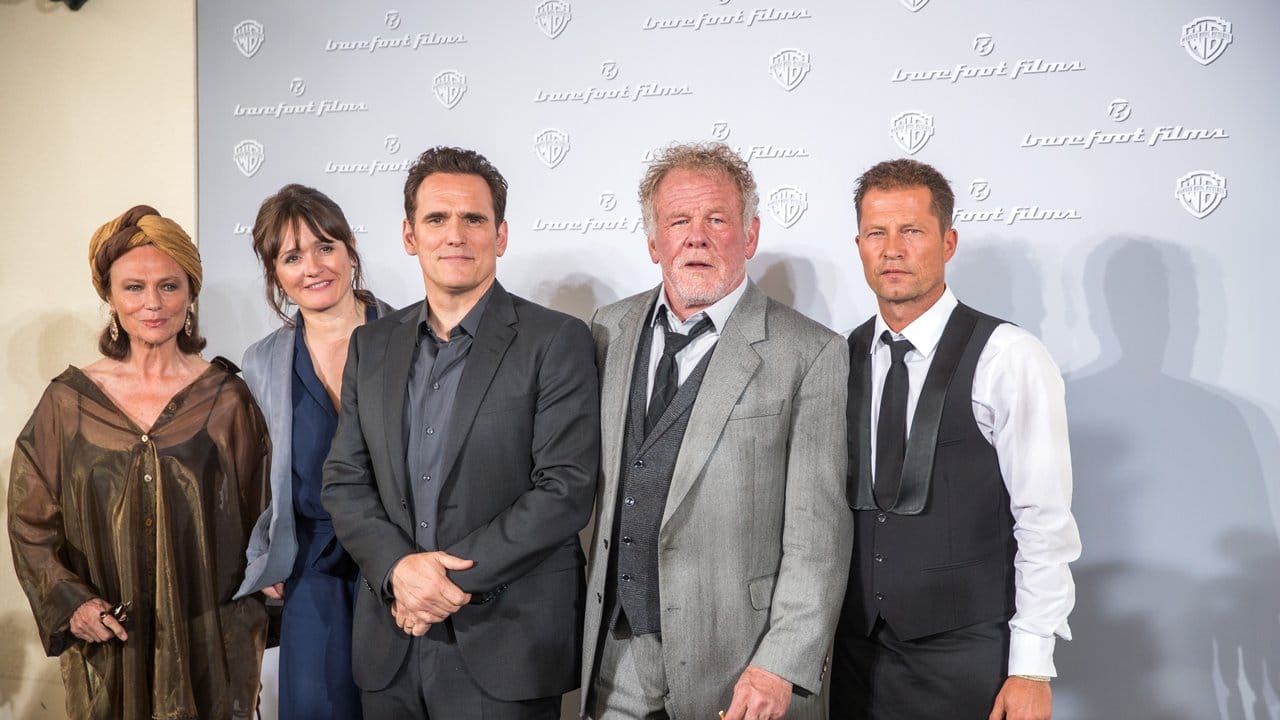 Til Schweiger (r) und seine Stars: Jacqueline Bisset (l-r), Emily Mortimer, Matt Dillon und Nick Nolte.