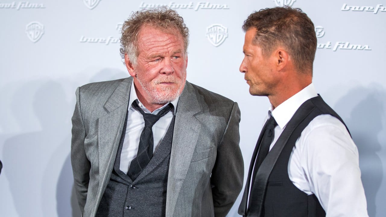Augenkontakt: Nick Nolte und Til Schweiger. Augenkontakt: Nick Nolte und Til Schweiger.